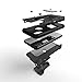 ZIZO Bolt Series for iPhone Xs Max case Military Grade Drop Tested with Tempered Glass Screen Protector, Holster, Kickstand Black/Black
