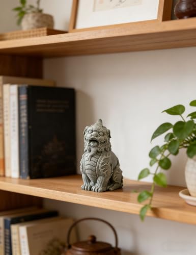 Estatua Pixiu de piedra para decoración de hogar y oficina miniatura 4