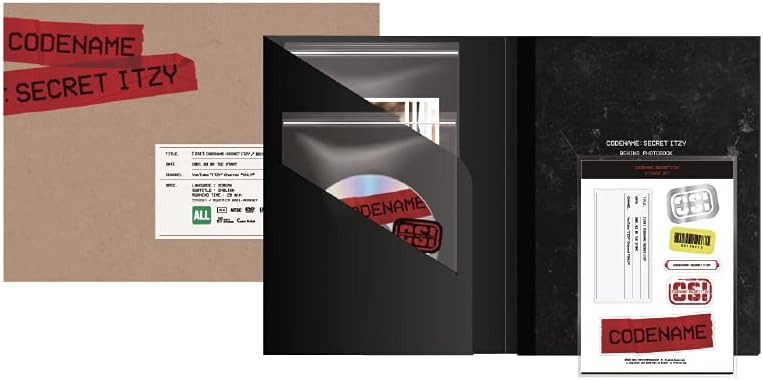 ITZY - CODENAME : SECRET ITZY BEHIND DVD PHOTOBOOK PACKAGE+Extra Photocards Set