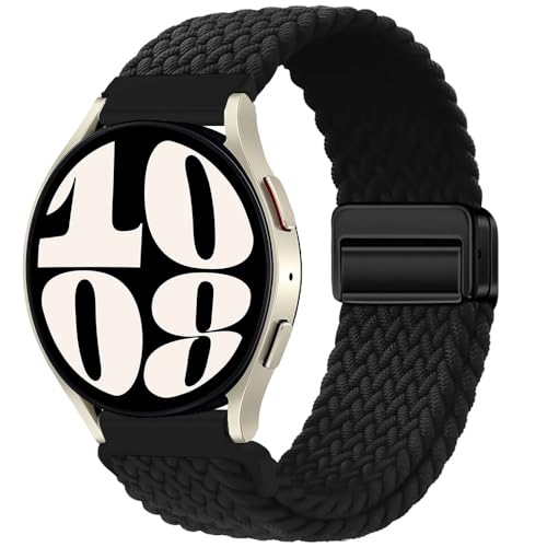 磁気編組 コンパチブル Samsung Galaxy Watch 6/6 Classic/5/5 pro/4/4 Classic/3 41mm/Active 2/Active for Amazfit gtr 42mm/gtr mini/gts4 mini