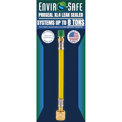 ENVIRO-SAFE Commercial AC Stop Leak for R410a, R22 and R404a | Direct Inject Refrigerant Leak Sealer | Restaurant, Retail and Office HVAC | Walk-in Cooler | 2 to 8 Ton ProSeal XL4