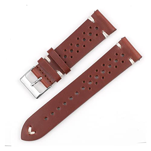 Bracelet montre cuir vintage homme 18mm 20mm 22mm 24mm fait main