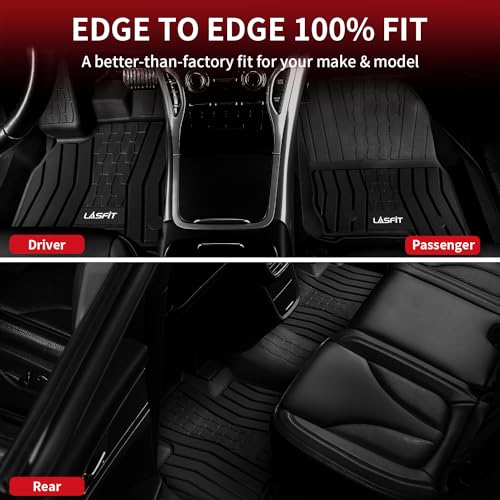 Image of LASFIT Floor Mats for Lincoln Nautilus 2019-2023 Black