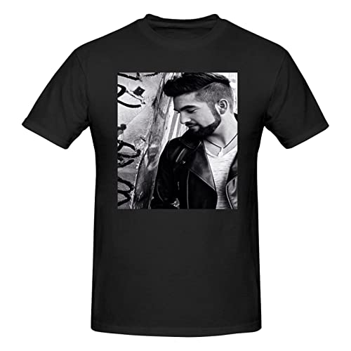 Oudrspo Kendji T-Shirt Girac T-Shirt à Manches Courtes pour Hommes, t-Shirts d'élasticité élégant décontractés pour Hommes, t-Shirt en Coton