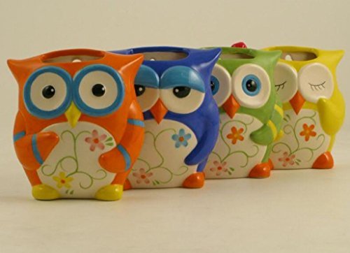 4 PEZZI Umidificatore a forma di gufo gufetto in