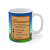 LINQWkk Stardew valley Tea Mug, Stardew Valley Inspired Mug, Tea Stats, Gamer Gift, Birthday gift,...