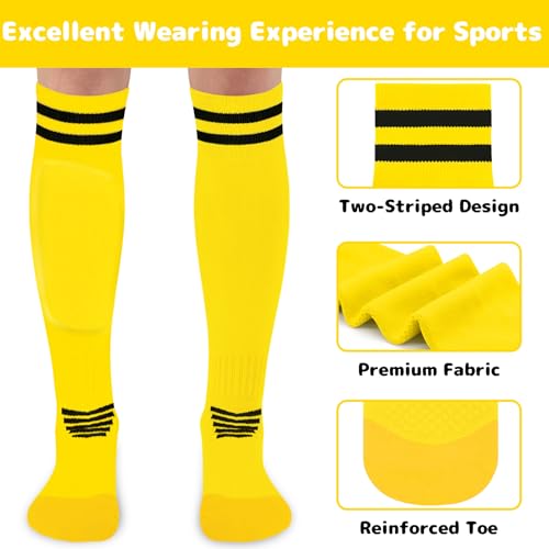 Image of Olreco Kids Soccer Socks Youth Baseball Socks Men Women Softball Sock for Girls Boys Football Sock Men Team Sports Accessory