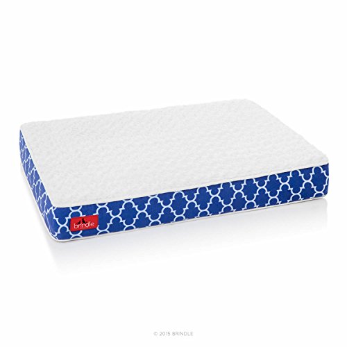 Brindle Waterproof Designer Memory Foam Pet Bed-Removable Machine Washable Cover-4 Inch Orthopedic Pet Bed-Joint Relief #TOP1