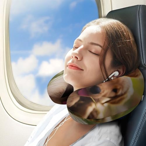 Almohada de viaje espuma viscoelástica 11.4 x 11.4 in miniatura 3