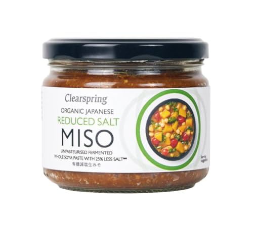 Organic Japanese Reduced Salt Miso Paste Unpasteurised 270g