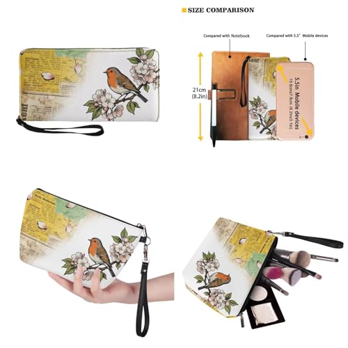 Image of Top Handle Purse for Women, Large Tote Handbag With PU Wallet Set, Gift for Mom