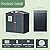 MistMo 6X4X6.5 FT Compact Vertical Outdoor Steel Storage Shed with Lockable Doors, Ideal for Garden, Backyard, and Patio Utility and Small Tool Storage,Bike Shed, Garbage Can, Chicken Coop