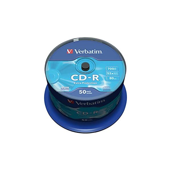 Verbatim Fach CD-R Extra Schutz, 50 Pack Spindel – Bild 8
