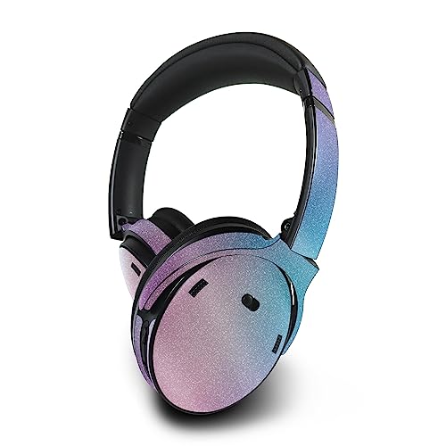 Image of MightySkins Glossy Glitter Skin Compatible with Bose QuietComfort 45 Headphones Royal Haze | Protective, Durable High-Gloss Glitter Finish | Easy to Apply | Made in The USA