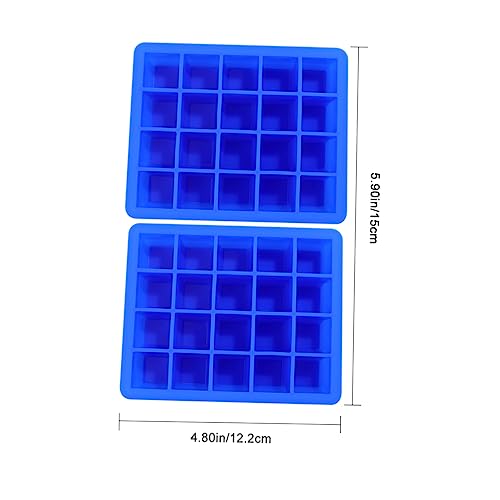 Molde para Hielo Silicona Azul 2 piezas miniatura 2