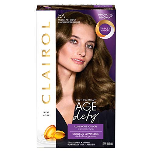Clairol Age Defy Hair Coloring Tools, 5a Medium Ash Brown