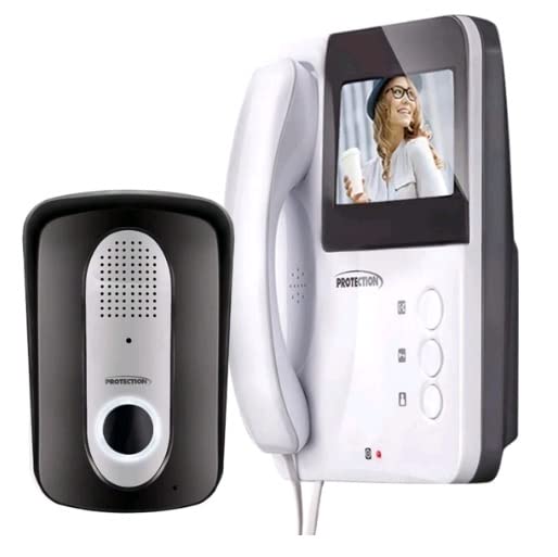 PROTECTION VIDEOPORTEIRO PT-3000 MP BRANCO TELA COLORIDA