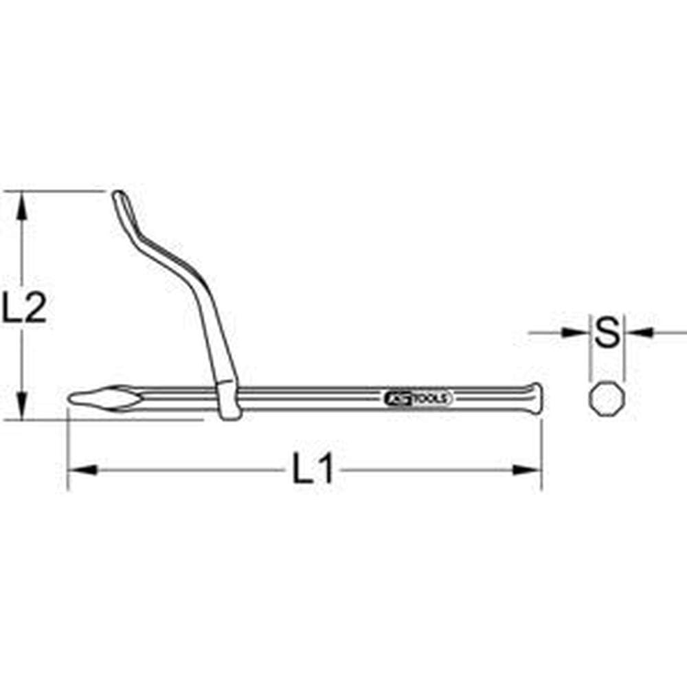 KS Tools 156.0561 Haki murowe, 300mm
