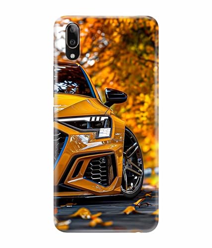 Image of Racing Car Rider Printed Hard Back Case Cover & Compatible for Vivo V11 Pro (Multicolor) - D1815