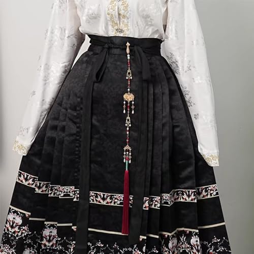 Traditional Chinese Skirt Pendant for Mamianqun Skirt Distinctive Pendant Elegant Waist Wear Chinese Skirt Accessories4