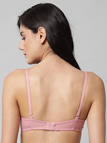 Image of Imsa Moda Women's Cotton Blend Lightly Padded Wirefree T-Shirt Bra Combo