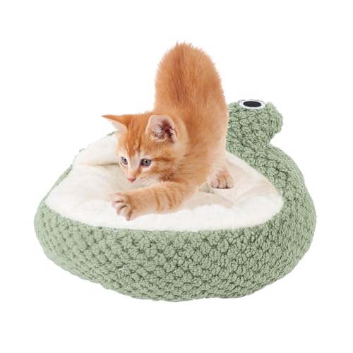 Lit pour chat confortable et lavable en forme de grenouille douce Pilipane L - 3