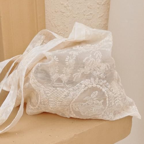 Bolsos tote para mujer con encaje, bolsos de hombro y de mano para verano, viaje, vacaciones y playa miniatura 5