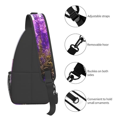 Bolso tipo bandolera unisex negro para viaje miniatura 4
