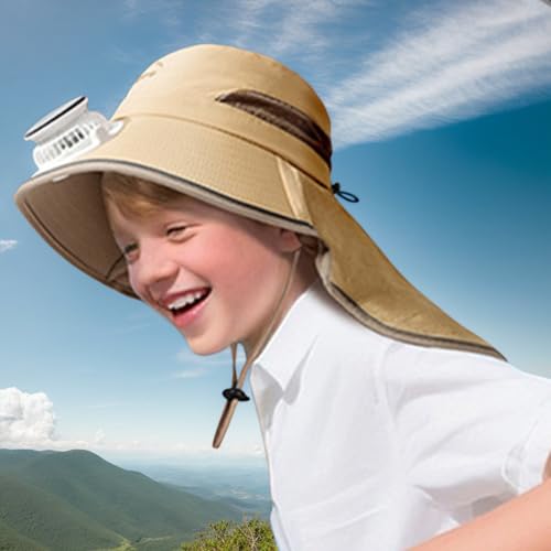 Chapeau avec ventilateurs solaires premium haute protection - 2