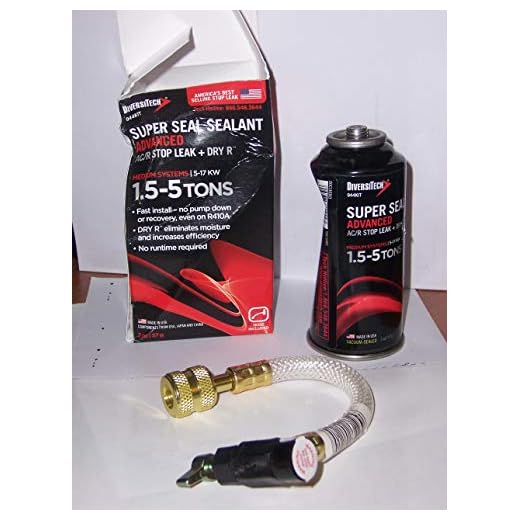Cliplight Super Seal Advanced 944KIT - Permanently Seals & Prevents Leaks in A/C & Refrigeration Systems - 1.5-5 TONS
