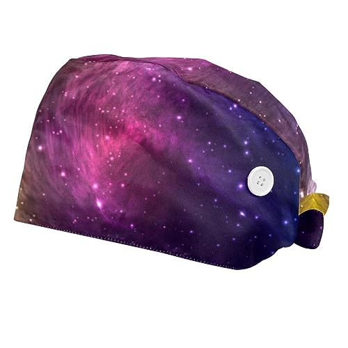 Chapeaux de travail ajustables VERED galaxie avec bandeau de transpiration lot de 2