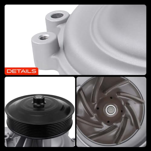 A-Premium Engine Water Pump with Gasket and Pulley Compatible with Ford F-250 F-350 F-450 F-550 Super Duty 2011-2016 V8 6.7L Diesel Main by A-Premium - Used condition - Image 9
