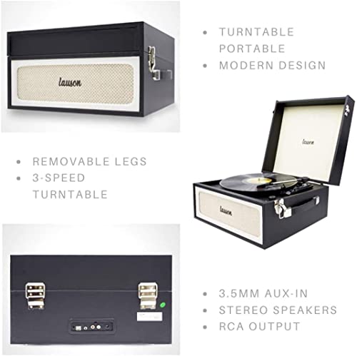 Lauson YT077 Platine Vinyle Rétro, Fonction Bluetooth et Encoding PC-Link | Tourne-Disque Vinyle Vintage avec Pieds… - Les Beatles, Paul McCartney, John Lennon, RIngo Starr, George Harrison Lauson YT077 Platine Vinyle Rétro, Fonction Bluetooth et Encoding PC-Link | Tourne-Disque Vinyle Vintage avec Pieds… – Image 5