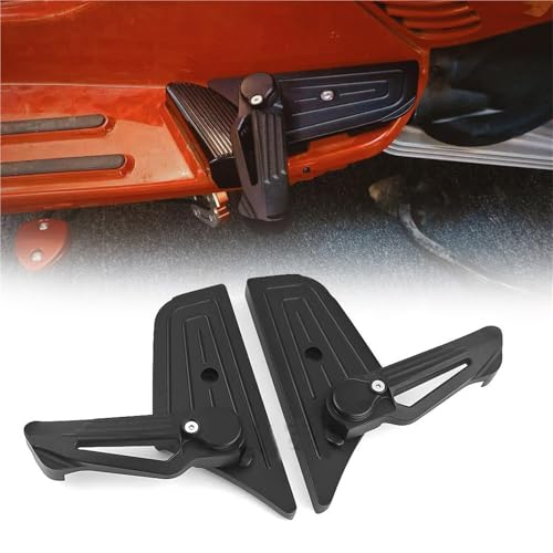 Marchepied passager arrière noir pour Vespa S150 résolvant le manque d'appui stable