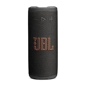 JBL Griffigkeit: Kompakter Bluetooth-Lautsprecher mit kräftigem JBL Pro-Sound und Umgebungslicht, bis zu 14 Stunden Spielzeit, Wasser-, Staub- und sturzsicher (IP68), & Multi-Lautsprecher-Verbindung