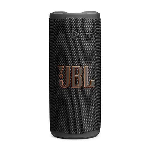 JBL Grip - Compact Bluetooth Speaker with Bold JBL Pro Sound and Ambient Light, up to 14 Hours of Playtime, Water, Dust and Drop-Proof (IP68), & Multi-Speaker Connection with Auracast™ (Black)