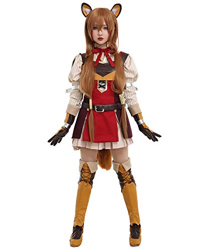 Coskidz Women's Raphtalia Cosplay Costume Outfit with Ears and Tail (Medium)