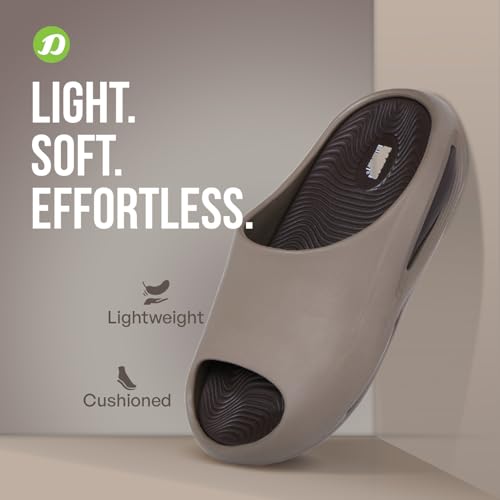 Image of DOCTOR EXTRA SOFT Men's Classic Ultra Soft Sliders /Slippers with Cushion FootBed for Adult | Comfortable & Light Weight | Stylish & Anti-Skid | Waterproof & Everyday Flip Flops for Gents /Boys D-507