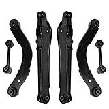PAROD 6 Pcs RK641868 Rear Lower Control Arm Assembly Fit for 2007-2012 Dodge Caliber, 2007-2017 Jeep Compass, Jeep Patriot, K641868 K641281 K641226