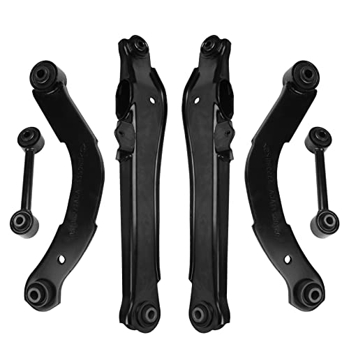 PAROD 6 Pcs RK641868 Rear Lower Control Arm Assembly Fit for 2007-2012 Dodge Caliber, 2007-2017 Jeep Compass, Jeep Patriot, K641868 K641281 K641226