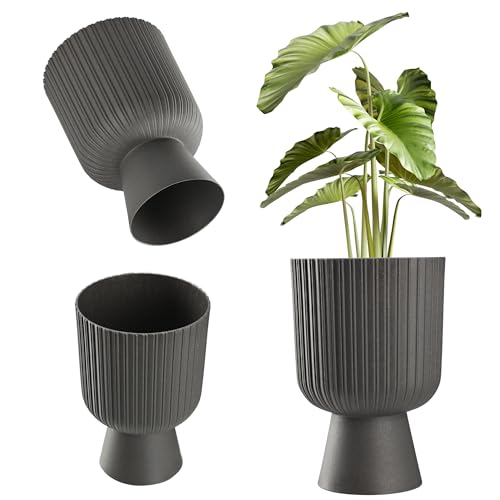 Ebert Pflanztopf Aus Kunststoff – 18 Cm, 2,2 Liter, Braun, 1 Stück