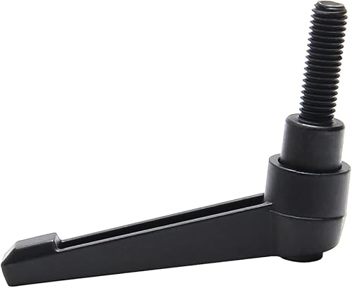 Miniatura 29 de Othmro 2 piezas de palanca de sujeción con rosca M8 Palanca de trinquete, aleación de aluminio ajustable con botón de bloqueo con perno roscado 2