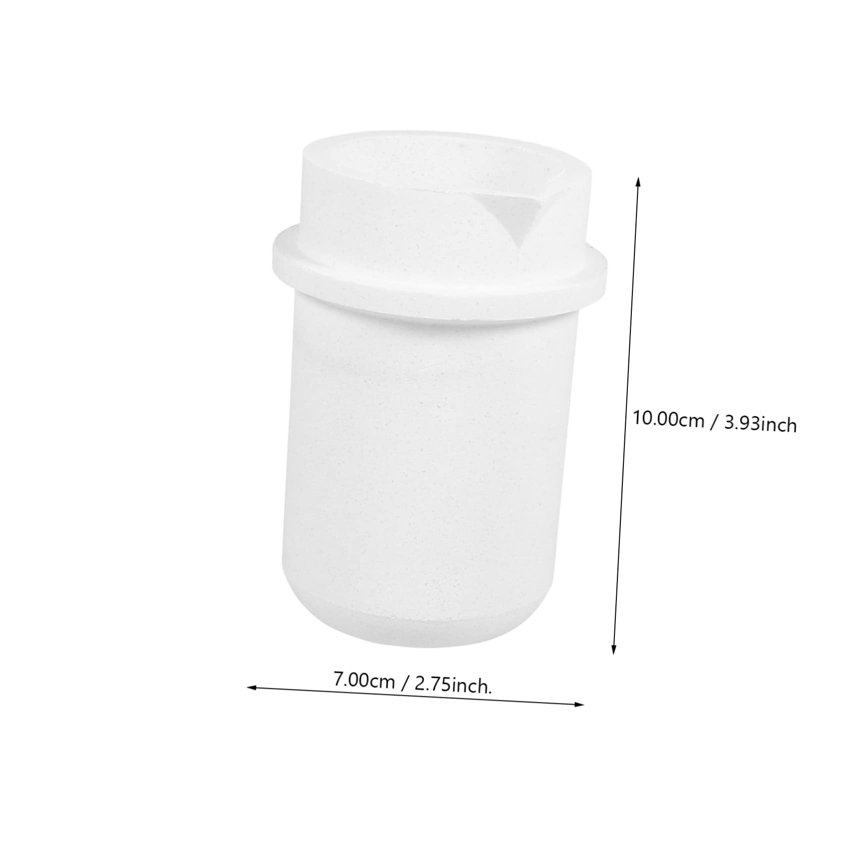 Ceramic Crucible Dish Cup 1 KG for Melting Casting Refining Gold Silver Copper Metal Jewelry