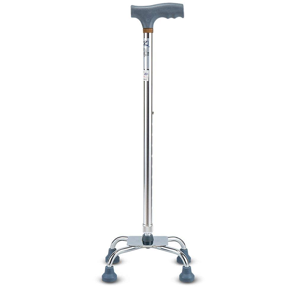 Laska Old Man Antypoślizgowa laska Cztery stopy Telesheight Regulowana kula-66 * 89 cm