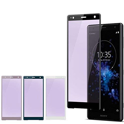 Xperia XZ2 用 3D 保護ガラス リキッドシルバー 100個セット