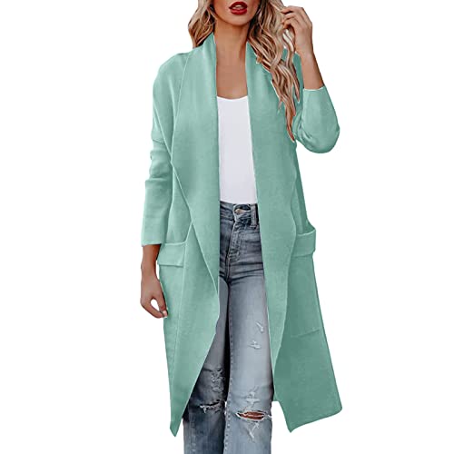 YWLINK Frauen Elegant Trenchcoat Mit Kapuze Mantel Lose Damen Hoodies ÜBergangs Jacke Mantel Top Cover