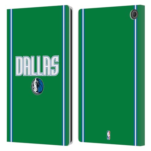 Housse Amazon Fire Max 11 Dallas Mavericks en cuir - Idéal pour regarder les matchs en déplacement