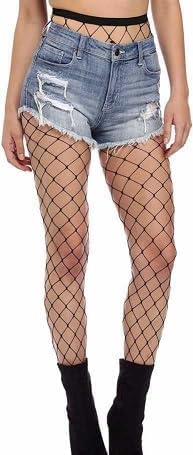 JAGMOOLYA PRODUCTS Women's Large Fishnet Stockings High Waist Mesh Pantyhose Stretchable Net Tights for Party, Dance, and Casual Wear