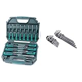 Product 2: TÜV / GS probado Mannesmann M11850 Juego de destornilladores, 30 piezas + M18170 Juego de llaves allen hexagonales y de punta Torx (18 unidades)