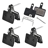 【Hervorragende Bremsleistung】Da die Mountainbike-Bremsbeläge aus Verbundwerkstoffen bestehen und kein Asbest, Eisen und Schadstoffe enthalten, weist sie ein sensibles Bremsverhalten auf und kann auf schnellen und flachen Straßen und bei hoher Geschwindigkeit eine stabile Bremswirkung erzielen und reduzieren die Verschleißrate des Produkts.